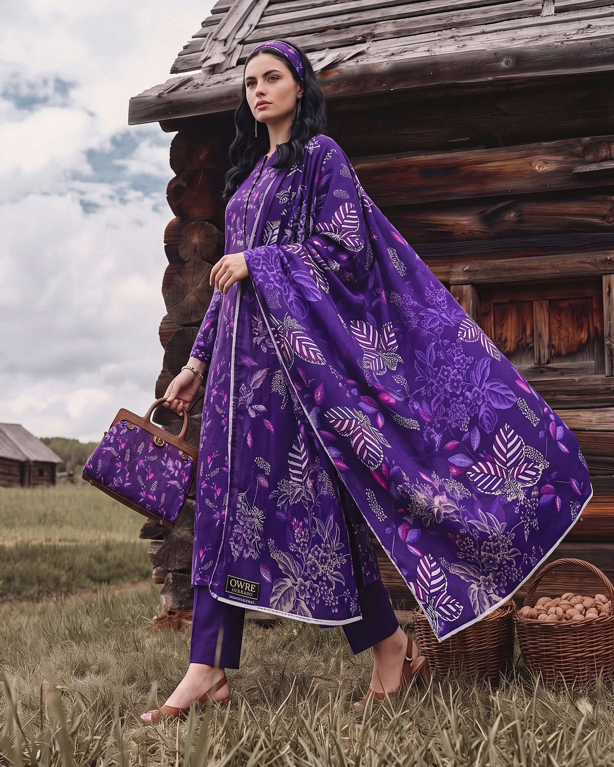 Violet Whisper – 3-Piece Unstitched