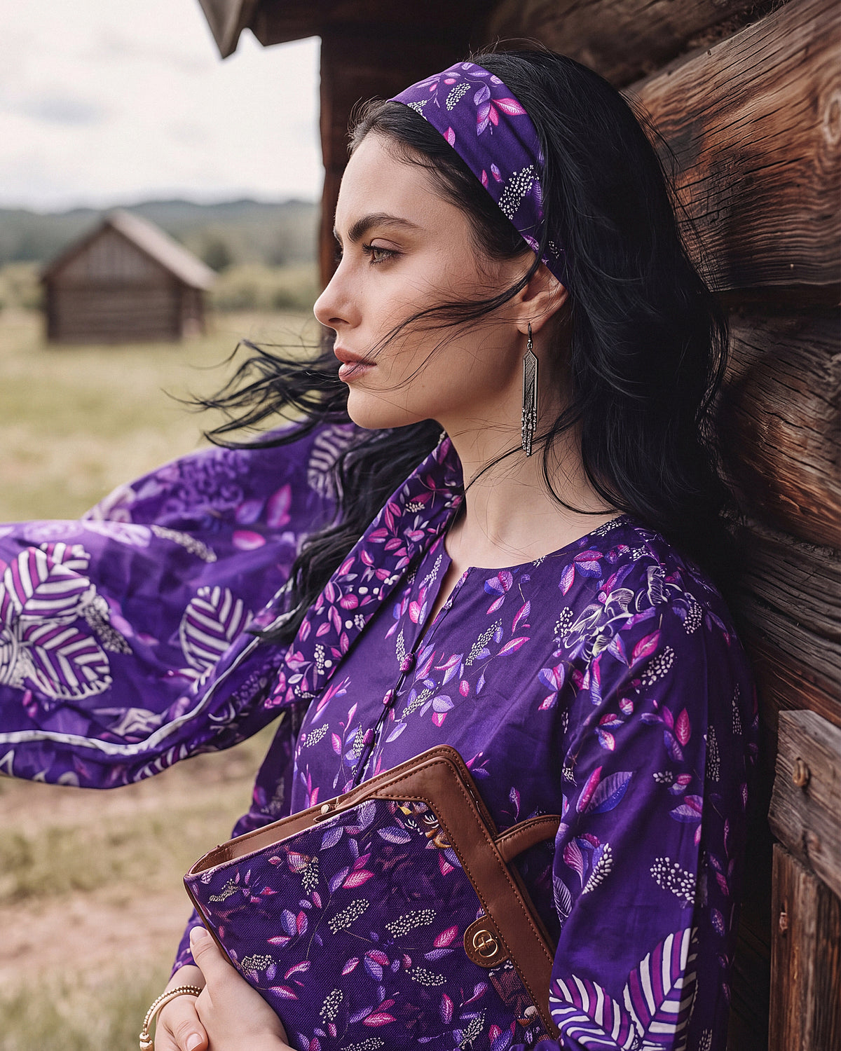 Violet Whisper – 3-Piece Unstitched
